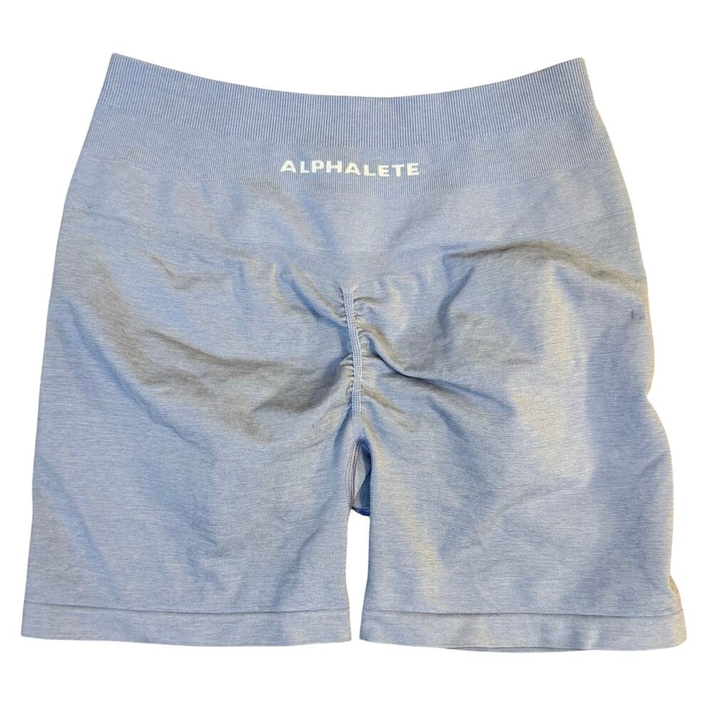 Alphalete Amplify Shorts 4.5" Inseam Seamless Gym CrossFit Purple Women's XS